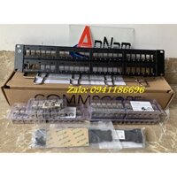 Bảng phân phối mạng, thanh đấu nối patch panel 48port Cat6A