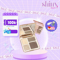 Bảng Phấn Tạo Khối & Bắt Sáng 4 Ô – 2 Tone Màu, Lì Mịn, Lâu Trôi, Chống Nước Shiny Beauty
