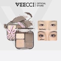 Bảng phấn Veecci tạo khối kèm highlight bắt sáng lâu trôi chống thấm nước 8g