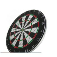 Bảng phi tiêu cao cấp đường kính 45cm (18 inches), dày 2cm, 02 mặt, chữ sắt đúng chuẩn quốc tế kèm 9 cây tiêu [HD]