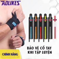 Băng Quấn Cổ Tay Tập Gym Thể Hình Tập Tạ Aolikes AL1538( 1 Đôi)