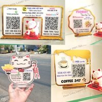 Bảng Quét Mã QR, Bảng Số Tài Khoản Ngân Hàng Thanh Toán Thông MInh In Theo Yêu Cầu