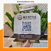 Bảng quét mã qr thanh toán | bảng số tài khoản | bảng quét mã qr 2 mặt | thiết kế theo yêu cầu