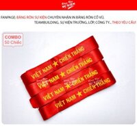 Băng rôn quấn đầu cổ vũ bóng đá Việt Nam ( Combo 50 chiếc ) băng rôn tôi yêu Việt Nam
