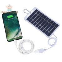 Bảng sạc năng lượng mặt trời 2W 5V Bộ sạc pin chống nước Bảng điều khiển khẩn cấp Điện thoại Power Bank để cắm trại Ba lô đi bộ đường dài [Honeymall.vn]