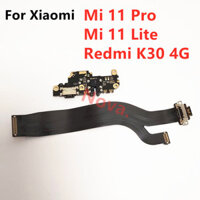 Bảng Sạc USB Cho Xiaomi Mi 11 Pro Lite Redmi K30 4G Cổng Sạc Dock Điện Thoại Di Động Sửa Chữa Một Phần