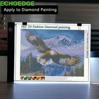 Bảng sao chép vẽ Led ECHOEDGE, Bảng sao chép vẽ a4 Acrylic a4, Bảng sao chép a4 Bảng vẽ Led trong suốt có thể điều chỉnh độ sáng 3 cấp độ Trẻ em phát triển Playmates