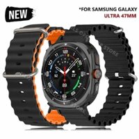 Băng Silicon Đại Dương Cho Samsung GALAXY Watch ULTRA 47MM Không Có Khoảng Cách Dây Đeo Đầu Cong Cho GALAXY ULTRA 47MM Vòng Tay Thể Thao Correa