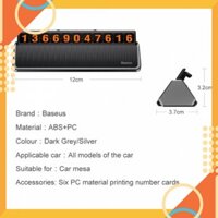 Bảng số điện thoại Baseus Hermit Temporary LV121 dùng cho xe hơi - Thương hiệu Baseus Chính Hãng