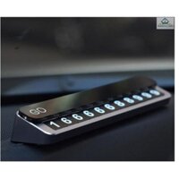 Bảng số điện thoại DOKIY cho xe hơi chất liệu nhôm