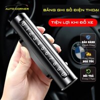 Bảng số điện thoại trên ô tô, gắn taplo để lại số điện thoại khi đỗ xe cao cấp - sang trọng