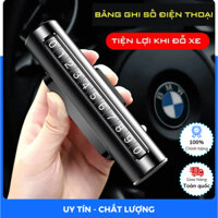 Bảng số điện thoại trên ô tô, gắn taplo để lại số điện thoại khi đỗ xe cao cấp - sang trọng HS111