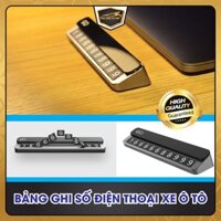 Bảng số điện thoại trên ô tô GD - Bảng chữ to và lớn sử dụng nam châm đặt số chắc chắn