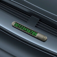Bảng số điện thoại Wiwu trên ô tô CH021 áp dụng cho bất kì ô tô nào, kích thước 120 * 47 * 24mm - Hàng chính hãng