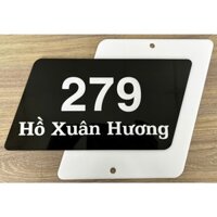 Bảng Số Nhà Mica Bảng Số Nhà Đẹp Nhiều Kích Thước Cao Cấp Sang Trọng Đăt Theo Yêu Cầu| Bảng Hiệu Trần Gia Cát
