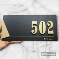 BẢNG SỐ PHÒNG, BIỂN TÊN PHÒNG KHÁCH SẠN ALU, MICA SẦN LUXURY