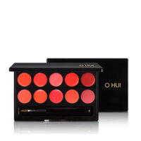 Bảng son môi nhiều màu Ohui Rouge Real - 10 Colour Lip Palette