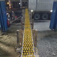 Băng tải con lăn bánh xe