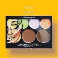 BẢNG TẠO KHỐI CHE KHUYẾT ĐIỂM CITY COLOR CONTOUR AND CORRECT CREAM PALETTE