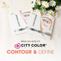 Bảng tạo khối và bắt sáng City Color Contour & Define 4 ô 60g