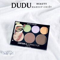 Bảng Tạo Khối Và Che Khuyết Điểm City Color 7 Ô Contour & Correct Cream Palette