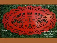 Bảng tên tân hôn treo cổng hoa cưới đẹp - Mã: BT-05