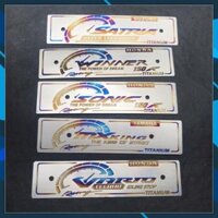 Bảng tên titan các dòng xe tặng kèm 2 ốc titan