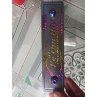 Bảng tên titan xe ôm tặng kèm ốc titan