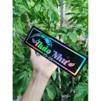 Bảng Tên Xe 7 màu làm theo yêu cầu