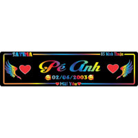 bảng tên xe máy giá rẻ - tặng kèm ốc titan