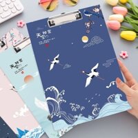 Bảng Thẳng Kẹp A4 Viết Pad Kẹp Học Sinh Kiểm Tra Giấy Kẹp Thông Tin Kẹp Hoạt Hình Họa Tiết Đa Năng Viết Ban Kẹp Nghệ Thuật Kẹp