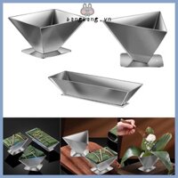 Bằng Thép Không Gỉ Cơm Bánh Bao Khuôn Chống Dính Không Độc Hại Zongzi Khuôn Tam Giác Máy Làm Thiết Bị Nhà Bếp Acce