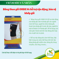 Băng thun gối ORBE H1 hỗ trợ vận động, bảo vệ khớp gối