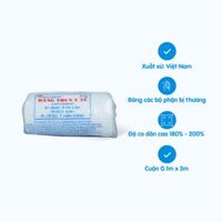 Băng thun y tế 3 móc BẢO THẠCH hỗ trợ cố định vết thương 0.1m x 3m (Gói 1 Cuộn)