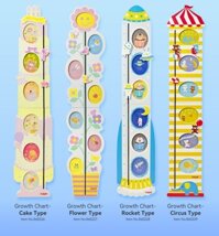 Bảng thước đo chiều cao treo tường bằng gỗ kết hợp khung để hình cho bé, món quà sinh nhật ý nghĩa cho bé từ 1 đến 10 tuổi - BAO NGON TOYS - DG329