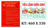 Bảng tiêu lệnh chữa cháy
