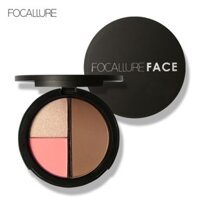 Bảng trang điểm FOCALLURE / Contour / Blush 3 màu