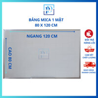 Bảng Trắng Mica 80x120cm Viết Bút Lông Viền Nhôm - bảng treo tường - bảng viết bút lông