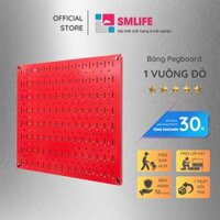 Bảng treo dụng cụ Pegboard vuông 4040  Đỏ