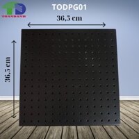 BẢNG TREO PEGBOARD KIM LOẠI DÀY 1mm SƠN TĨNH ĐIỆN KT 365x365mm