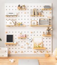 Bảng Treo Tường Trang Trí PEGBOARD gỗ - GP295