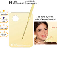 Bảng Trộn Kem Nền Và Cây Trét RT REAL TECHNIQUES Màu Vàng
