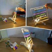 Bảng trong suốt Acrylic xóa được Tin nhắn Viết huỳnh quang Vẽ bảng bảng bảng bảng B3g4
