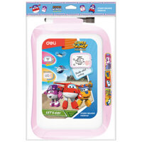 Bảng Từ Trắng Để Bàn Deli Bảng Từ SuperWings Học Sinh Văn Phòng Bảng Từ Viết Bút Lông Nhiều Kích Thước