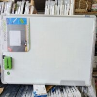 Bảng từ trắng tanha viết bút lông treo tường cao cấp 80 x 120cm tặng bút, lau bảng