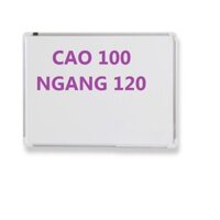 Bảng từ trắng viết bút lông treo tường cao cấp 100 x 120cm tặng kèm bút, nam châm, lau bảng
