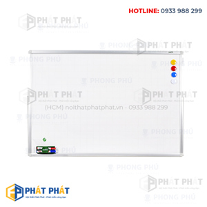 Bảng từ xanh viết phấn chống lóa BT02 - 80 x 120cm