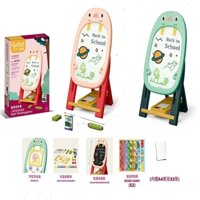Bảng Vẽ Đa Năng 2 Mặt Kèm Giá Đỡ 3 Chân Có Thể Điều Chỉnh Kích Thước Cho Bé
