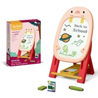 Bảng vẽ đa năng kết hợp board game-bảng từ tính-vẽ phấn và bút lông đều được