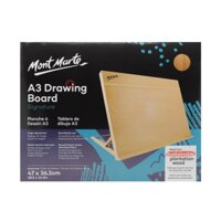 Bảng Vẽ Để Bàn Gỗ Sồi Mont Marte A2A3 - Drawing Board Signature A2A3 - MEA0033MEA0034 - A3